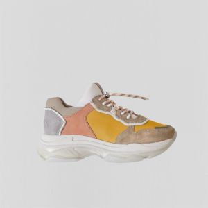 Bronx Trainers Baisley EU 41 Taupe / Yellow Moutarde / Grey Light