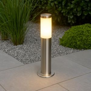 CGC ASTER Lampadaire extérieur en acier inoxydable de 45 cm