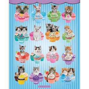 Image de Poster Chat Cup Cake (40 x 50 cm)