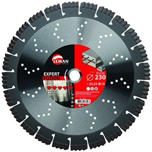 Leman Disque diamant segmenté mixte D. 230 x Al. 22,2 x Ht. 13 x ép. 2,6 mm - 740230