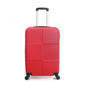 Hero VALISE CABINE - ABS – 55cm – 4 roues – CORONADO – ROUGE