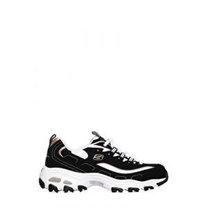 Skechers Chaussures Basket Dlites Devoted Fan Blanc/ Noir - Taille 36,37