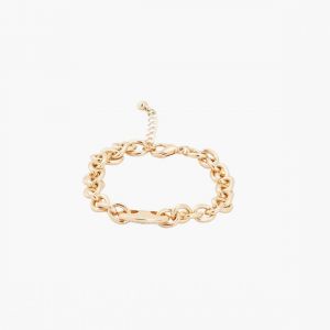 BalaBooste Bracelet Femme Maillon Et Grain De Café Strass - 3502456532298 Métal Doré