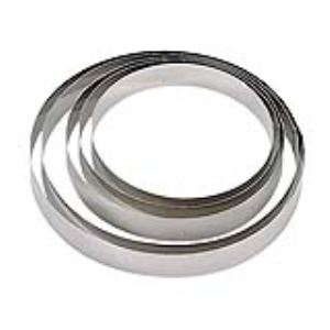 Image de De Buyer 3989.16 - Cercle à pâtisserie Collectivité en inox (16 cm)