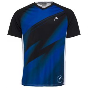 Head Play Tech T-shirt Hommes - Bleu Foncé, Noir