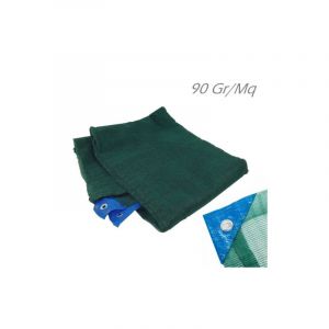 Rete telo raccolta olive Pugliese Antispine 6x6 mt in monofilo di polietilene stabilizzato ai raggi UV 90 gr/mq con apertura Verde 6 x 6 mt