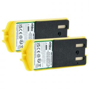 Vhbw 2x Batterie remplacement pour JAY UDB2 pour radio talkie-walkie (700mAh, 3,6V, NiMH)