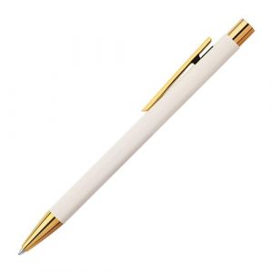 Faber-Castell 141445 - Stylo à bille Neo Slim, épaisseur de mine B, or marshmallow
