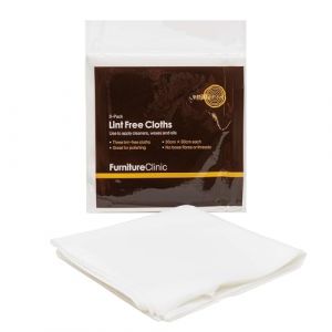 Furniture Clinic Lot de 3 Chiffons de Nettoyage Non Pelucheux – 3 Chiffons de Nettoyage pour Nettoyer, huiler Les Meubles en Bois, appliquer des cires à Bois et Plus Encore