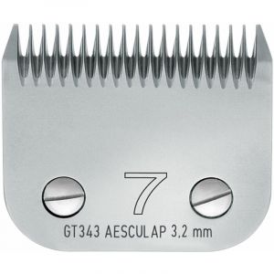 Kerbl GT343 SnapOn Aesculap Lot de 50 têtes de rasage 7 têtes de coupe 3,2 mm