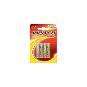 False Pile Jupiter ALC. LR03. Blister de 4 unités. (318995), Noir, Standard
