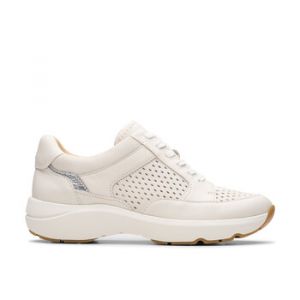 Clarks Baskets basses Tivoli Walk Blanc - Taille 36,37,38,39,40,41,42,35 1/2,37 1/2,39 1/2