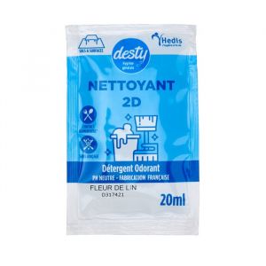 Sico Desty Nettoyant 2D Fleur de Lin Flacon de 20ml Colis de 250