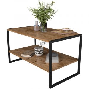 Vcm Table Basse En Bois Table De Salon Table D'appoint Table De Rangement Insasi L Table Basse En Bois Table De Salon Table D'appoint Table De Rangement Insasi L