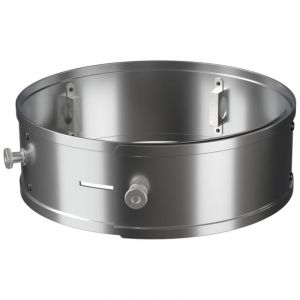 BBQ#BOSS Anneau de R&ocirc;tisserie pour Four &agrave; Fus&eacute;e BBQ, en Acier Inoxydable, &Oslash;25-35x9 cm,