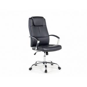 Image de Beliani Chaise de bureau - Fauteuil simili-cuir noir - Winner