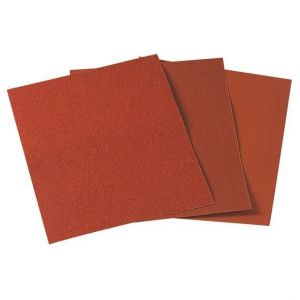 Wolfcraft Feuille abrasive papier corindon K40 230x280mm 2840000