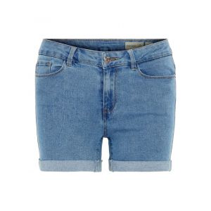 Image de Vero Moda NOS Vmhot Seven Nw DNM Fold Shorts Mix Noos, Bleu Light Blue Denim, 38 (Taille Fabricant: Small) Femme