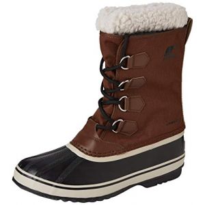 Image de Sorel Bottes d'Hiver pour Hommes, 1964 Pac Nylon, Marron foncé/Noir (Tobacco/Black), Taille : 41 1/2