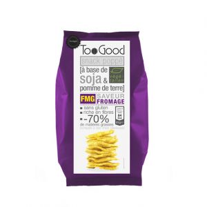 Too good Snack popp&eacute; &agrave; base de soja et pomme de terre saveur fromage - Le paquet de 85g
