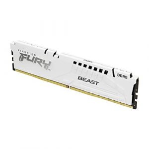 Image de Kingston FURY Beast Blanc EXPO 64GB 6000MT/s DDR5 CL36 DIMM Mémoire pour PC de Gamer Kit de 2 - KF560C36BWEK2-64