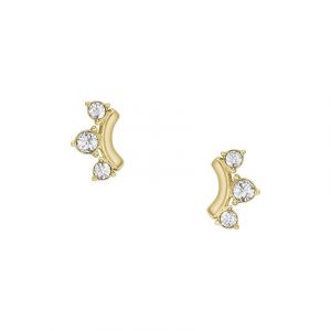 Fossil Boucles d'oreilles à fermoir à poussette JEWELRY JF04596710 Acier inoxydable