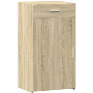 VidaXL Buffet ch&ecirc;ne sonoma 50x42,5x93 cm bois d'ing&eacute;nierie, armoire, armoire lat&eacute;rale, armoire de rangement, armoire, placard, buffet haut
