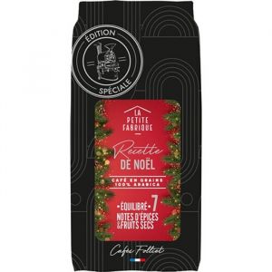 La Petite Fabrique Caf&eacute; en grains Recette de Noel 500G