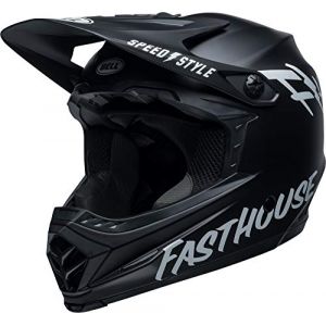 Bell Full-9 Fusion MIPS VTT Casque intégral Unisex-Adult, Fasthouse Matte Noir/White, S S 53-55cm