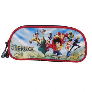 La Plume Dorée 1 Trousse Rectangulaire 2 Compartiments - One Piece - Dimension 22 x 6 x 11 cm
