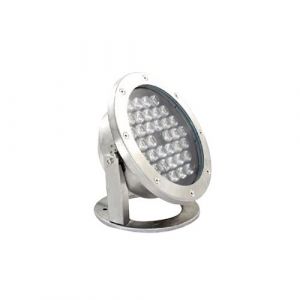 TechBrey Spot LED RGB Fixation au Sol 12V 36W Submersible IP68 RGB