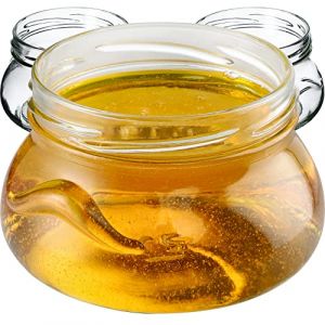 KADAX Lot de 20 petits bocaux de 300 ml - Bocaux miniatures pour miel et épices - Bocaux à confiture hermétiques à offrir