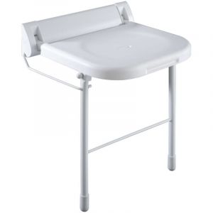 Presto Barre d'appui droite en acier époxy blanc - 300 mm (sans vis) - Ø 25 mm - 60340