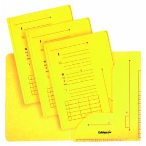 L'Oblique AZ 25 sous-dossiers HV &agrave; 2 rabats 240g (23,5 x 31,5 cm)