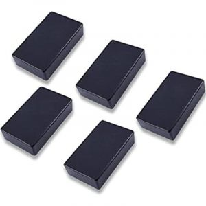 Zyyini Lot de 5 bo&icirc;tes &eacute;tanches noires 10 x 6 x 2,5 cm