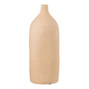 J-Line Vase Enya Bouteille Ceramique Beige Large