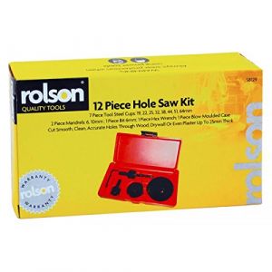 Rolson 58129 Coffret 12 pièces pour scie cloche