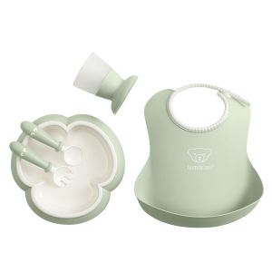 BabyBjörn Coffret Repas Bébé, Vert Pastel Multicolore