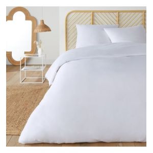 Image de Parure de lit microfibre recycl&eacute;e, taie carr&eacute;e