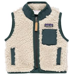 Patagonia Polaire enfant BABY RETRO-X VEST Beige - Taille 6 mois,12 mois,18 mois,2 ans,3 ans,4 ans,5 ans