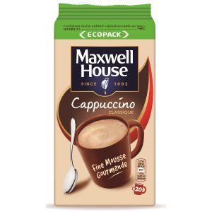 Image de Maxwell house Café Soluble Cappuccino - Le Paquet De 250g