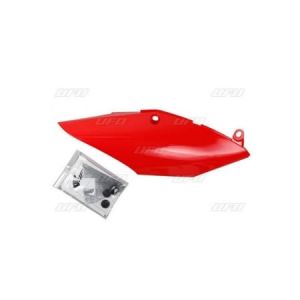 Ufo Plaques Lat&eacute;rales Mono-Silencieux Honda Rouge