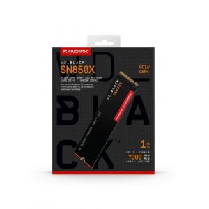 Sandisk SSD Interne WD BLACK SN850X PCIe Gen 4 Gaming ,1TB, 7300MB/s R, 5 Y Warranty