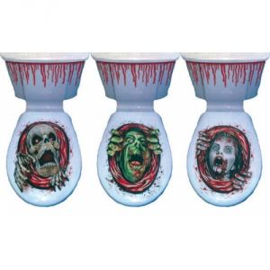 Décoration autocollante pour abbatant de WC Halloween