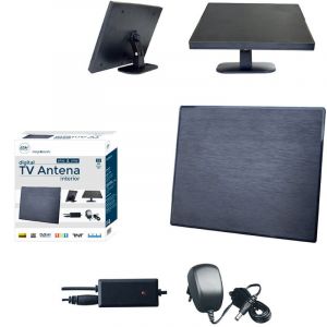 Antenne uhf int&eacute;rieur tv EDM 470-862 mhz design series 188x155x13,5mm