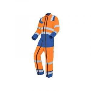 Cepovett Combinaison 2 zip safe xp 200 - 300 g entre 1 et 3 combinaison t4 polyester / coton 1 pi&egrave;ce(s) combinaison 2 zip safe xp orange/bugatti t4 orange / bl