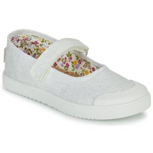Pablosky Ballerines enfant BASIC CANVAS Blanc - Taille 29,30