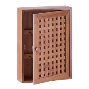 Zeller Armoire à clés Bamboo (19 x 6 x 27 cm)
