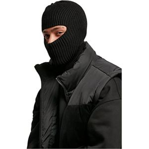 Urban classics Knitted Balaclava Ensemble d'accessoire d'hiver, Noir, Taille Unique Mixte