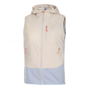 Odlo Ascent Hybrid Insulated Gilets De Course Femmes - Gris